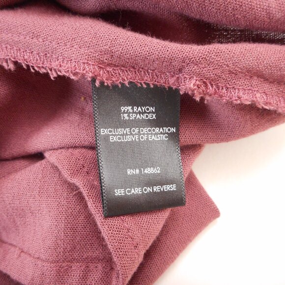 Torrid Size 3 Square-neck Smocked Babydoll Tank Women's plus size 3X Mauve - Picture 9 of 10